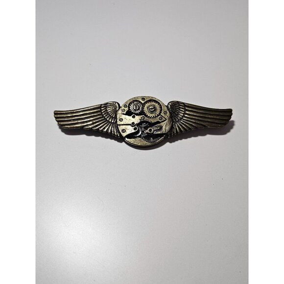 Bronze colored gear wing pin - Picture 10 of 10